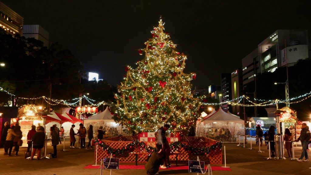 名古屋クリスマスマーケット 2018・クリスマスツリー・Sakae Nagoya